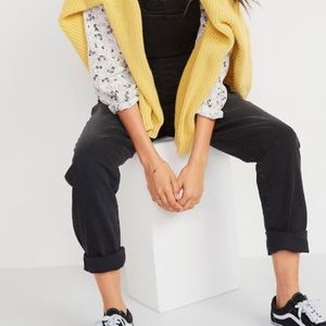 Black Denim Overalls